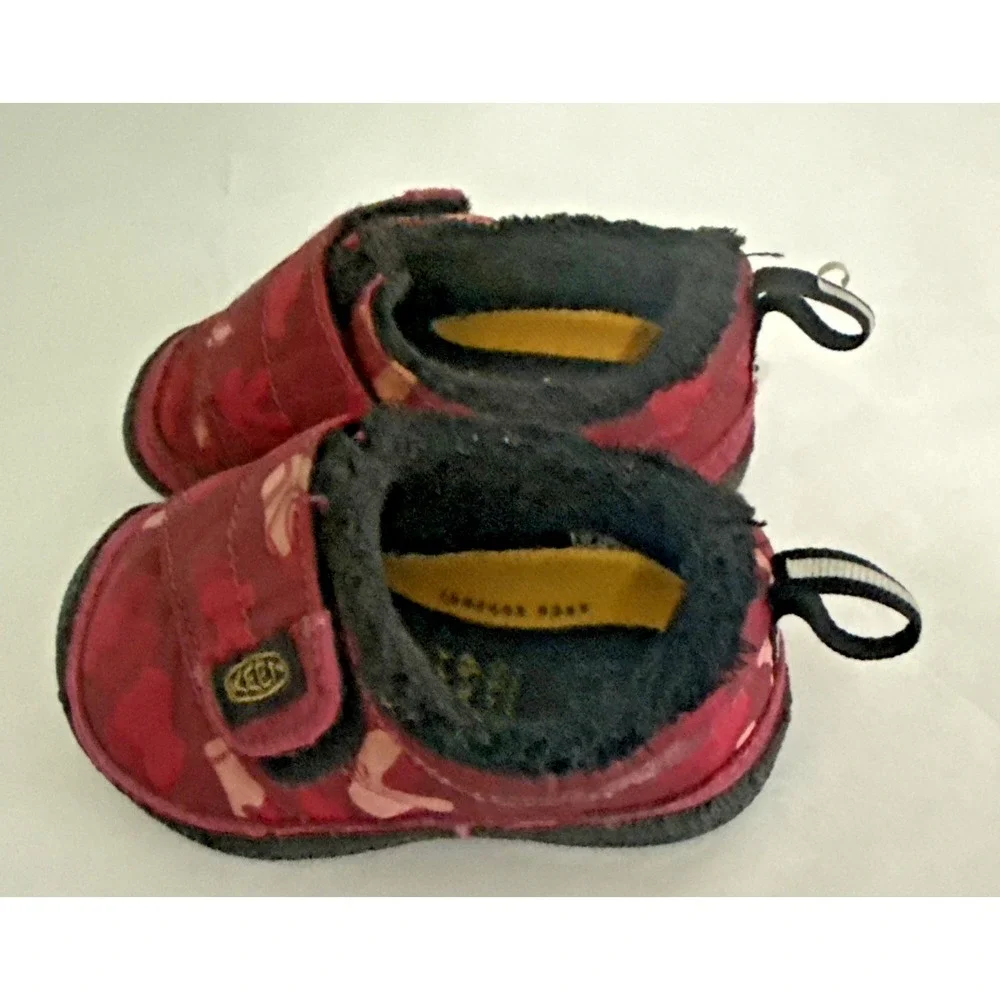 KEEN Howser Low Wrap Red Outdoor Shoes‎ Sneakers Toddler Size 5 USED